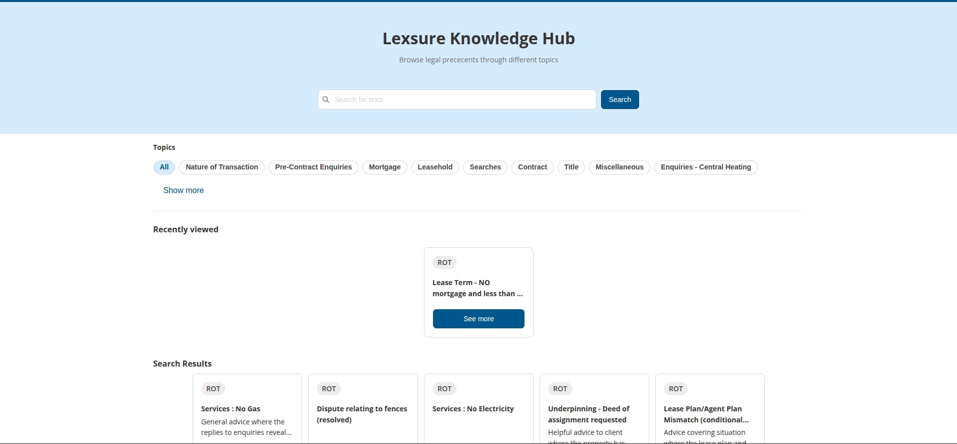 Lexsure Knowledge Hub